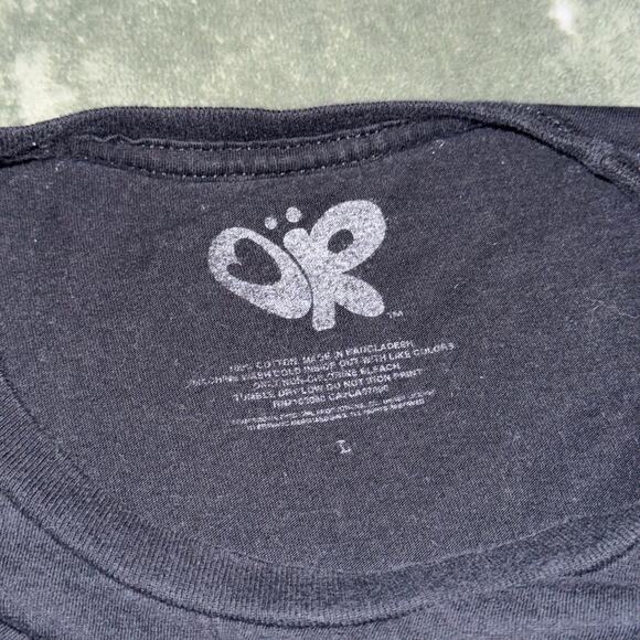 Olivia Rodrigo Official Merch Black Purple T-Shirt Guts Tour Women's Size Large - Picture 4 of 7